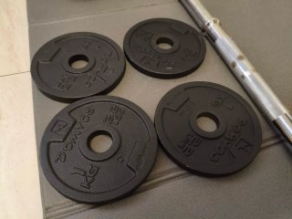 Set de mancuernas y discos de pesas DOMYOS 1kg