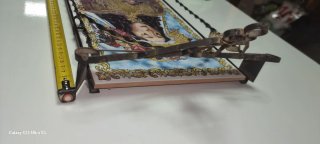 Azulejo Virgen del Rocío con soporte