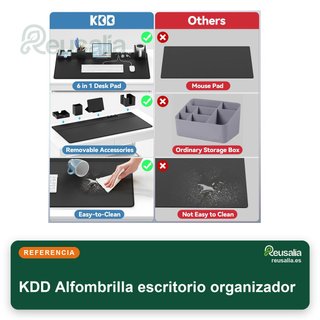 KDD Alfombrilla escritorio organizador