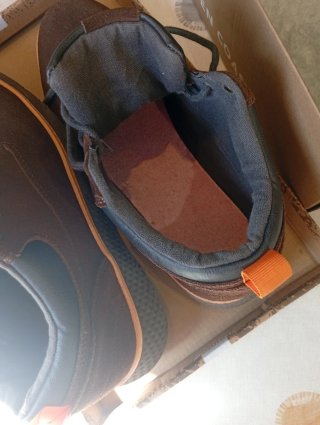 Scarpa marrone per bambini, in pelle scamosciata marrone