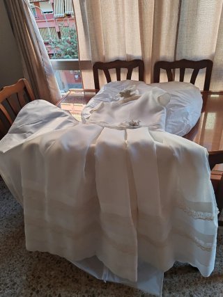 Vestido Primera Comunión Niña Blanco
