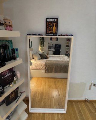 Specchio a figura intera bianco