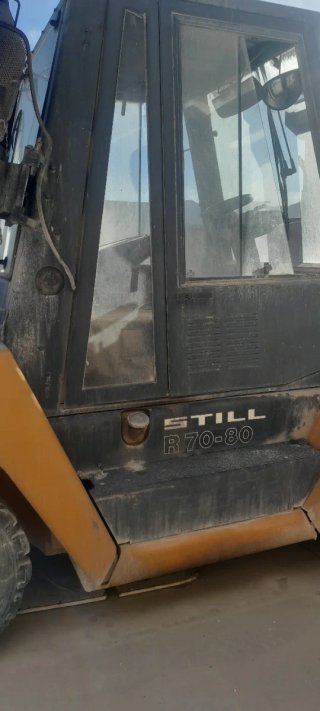 Carretilla elevadora 70.80 con una avería de motor