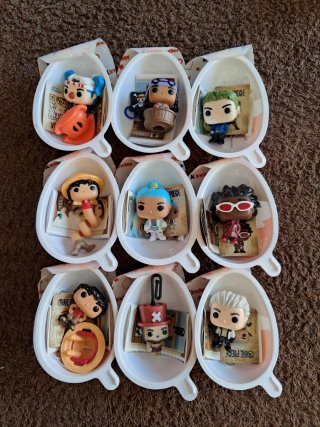 Figuras One Piece Kinder Joy.