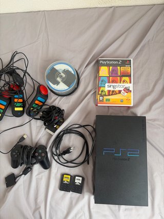 Pack Playstation 2 con Juegos y accesorios