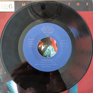 Inmediatos - Músico en Paro - vinilo single promo