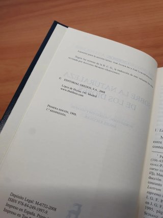 Cicerón Sobre Naturaleza Dioses Clásica Gredos