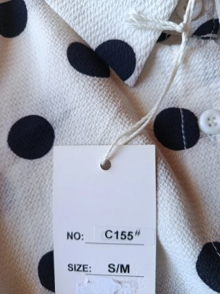 Blusa VIOLASC lunares manga larga talla S