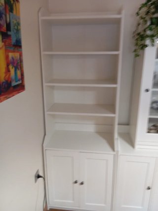 Muebles de comedor: 2 estanterías y vitrina