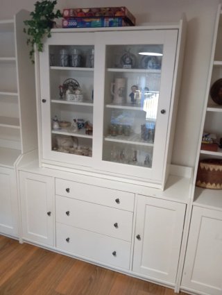 Muebles de comedor: 2 estanterías y vitrina
