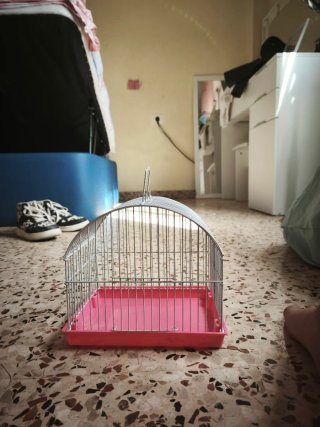 Jaula para pájaros pequeña