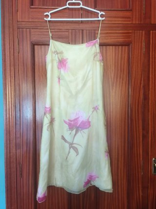 Vestido Verano Seda Amitie Flores