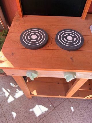 Cocina de madera para exterior