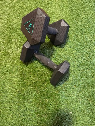 Mancuernas hexagonales 5kg (par)
