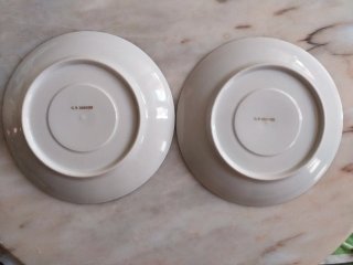 2 Platos Limoges Porcelana