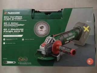 Parkside 20V Amoladora Angular Inalámbrica