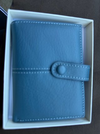 Cartera pequeña azul