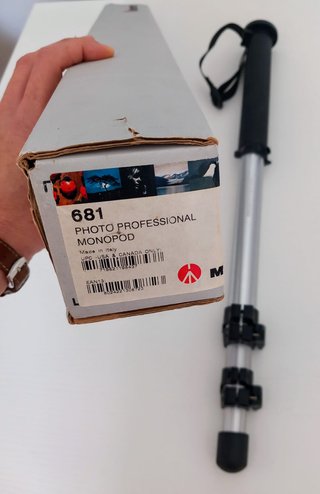 Trípode Manfrotto Pro + Rótula 322RC2 + Monopie