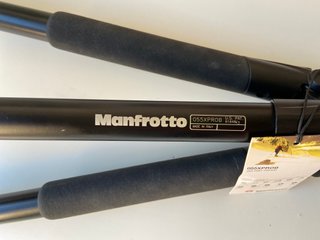 Trípode Manfrotto Pro + Rótula 322RC2 + Monopie