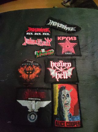 Lote parches Heavy Metal.