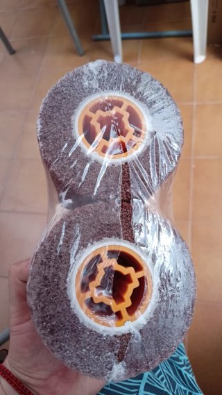 2 Rollos Abrasivos Marrones