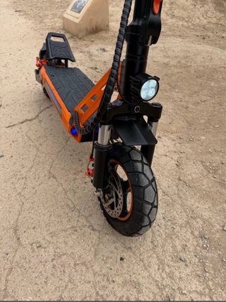 Patinete Eléctrico Naranja Todoterreno