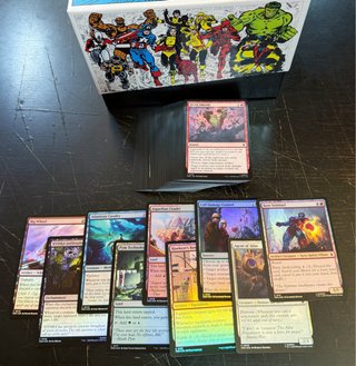 Lote Magic The Gathering Marvel con especiales