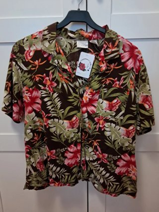 Camisa Vintage Unisex Erika Estampada
