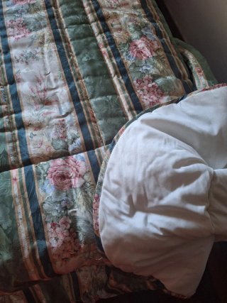 Edredón floral para cama de 135 cm