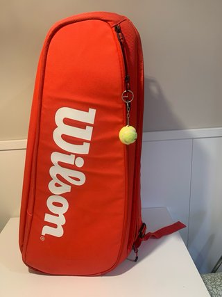 Raquetero Wilson Rojo