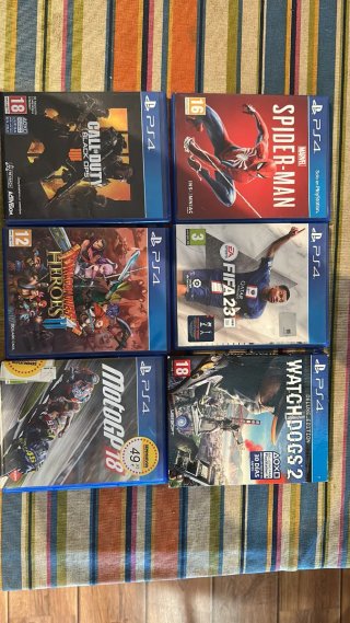 PS4 500GB Nero + Controller + 6 Giochi