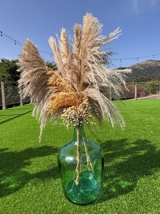 4 Damajuanas con Pampa para Bodas y eventos