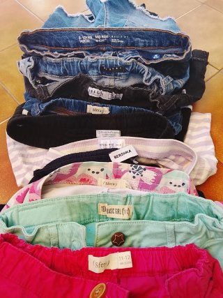 11 shorts de niña