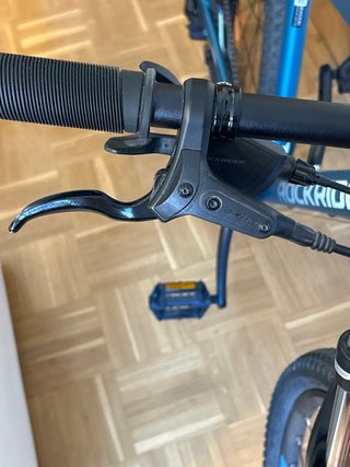 Bicicleta Rockrider azul Esta nueva