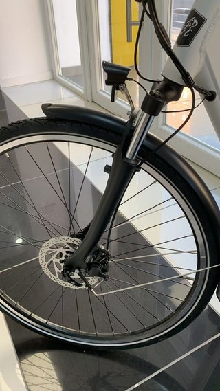 Bicicleta Eléctrica Blanca
