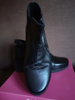 Botín Valeria's Piel Negro Talla 37