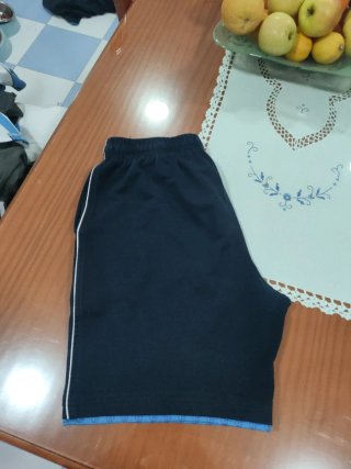 Pantalón corto colegio azul