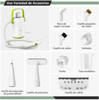 Costway Máquina de Limpieza de Vapor Portátil