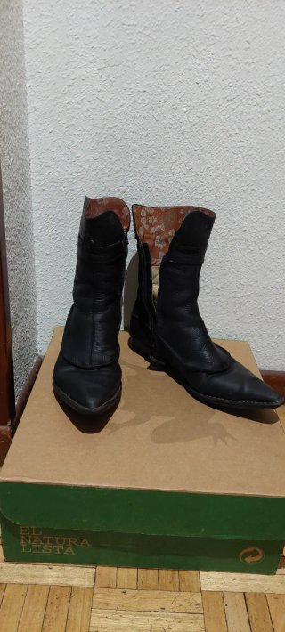 Botines El Naturalista Negros Mujer