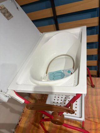 Bañera cambiador bebé