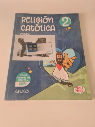 Religión Católica 2° Primaria, Anaya.