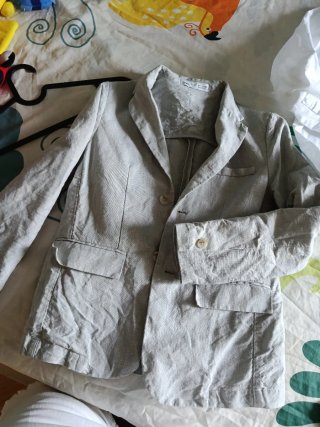 Traje niño Zara Talla 9 (134 cm)color gris clarito