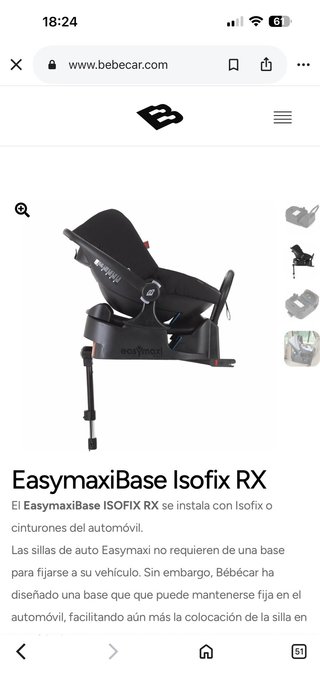 Base Isofix Bebécar