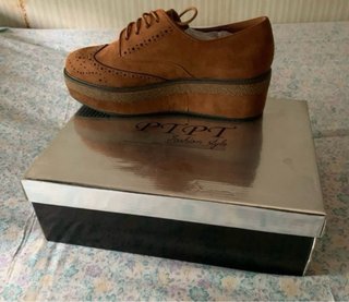 Zapatos Oxford Marrones Talla 39