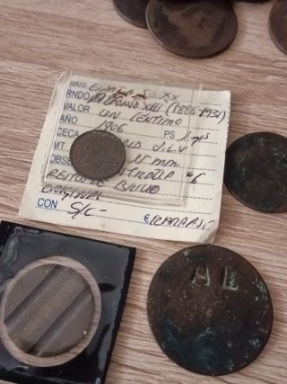 Lote monedas antiguas varias épocas