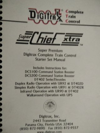 Digitrax DCS100 + DT402 Central Digital DCC