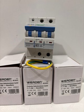 Protector Sobretensiones Werden Combi P+T+IGA