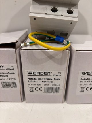 Protector Sobretensiones Werden Combi P+T+IGA