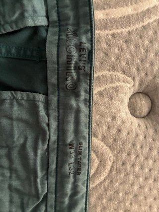 Pantalón Levi's Chino Slim Taper Verde W33 L3