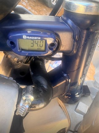 Moto Husqvarna Motocross Gris/Amarillo